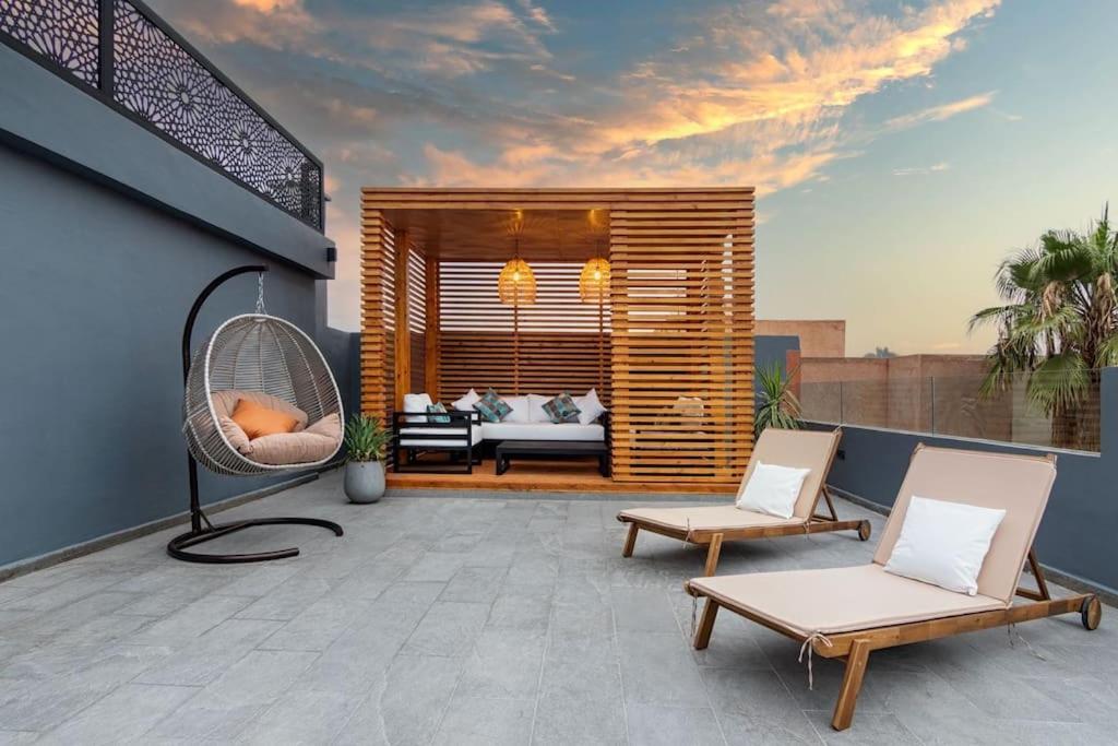 Appartement Cosy Au Coeur De Marrakech Avec Piscine Marrakesh Exterior foto
